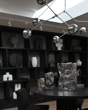 Závěsné svítidlo Drop Globe Mini, chrome (5m)
