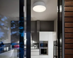 Stropní svítidlo Smithfield C, glossy black