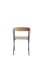 Židle Missing Armchair, lacquered oak