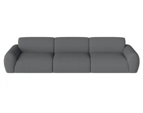 Třímístná pohovka Núvol, dark grey