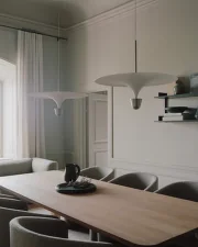 Závěsné svítidlo Kantarell Ø60, nickel