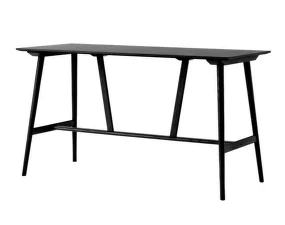 Barový stůl In Between SK28, black lacquered oak
