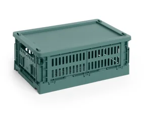 Plastové víko Colour Crate S, dark green
