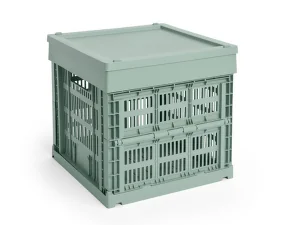 Plastové víko Colour Crate Cube/Square M, sage green
