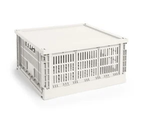 Plastové víko Colour Crate Square L, off-white