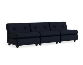 Třímístná pohovka Amanta, Maglia blue black
