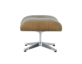 Ottoman Eames Lounge Cherry, Leather Natural F78 dark sand