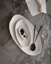 Sada servírovacích talířů Native Oval Tray, birch