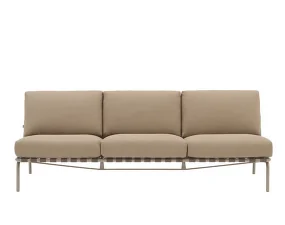 Pohovka Settle Sofa 3-Seater bez područek, Ribbed Weave 5/taupe