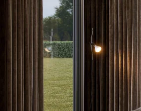 Závěsné svítidlo Parentesi D, nickel