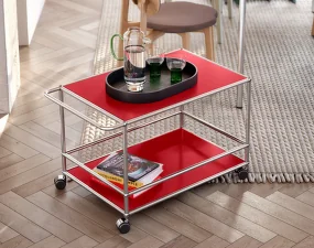 Servírovací vozík USM Haller, mid-grey