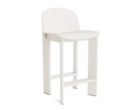 Barová židle Chisel 35 H65, cream white lacquered beech
