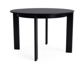 Jídelní stůl Chisel 25 Round Ø110, black lacquered oak