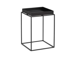 Stolek Tray Table 30x30 High, black