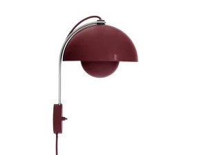Nástěnná lampa Flowerpot VP8, dark plum