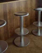 Barová stolička Coupe 65, stainless steel