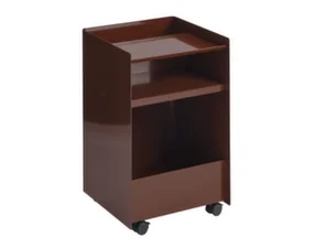 Stolek Folded Trolley Low Open, dark red