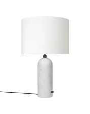 Stolní lampa Gravity large, white marble
