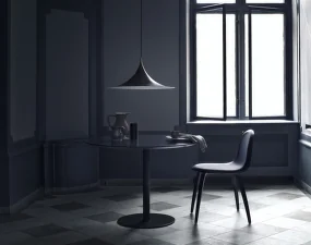 Závěsná lampa Semi 60, polished brass