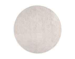 Koberec Row circular, light grey