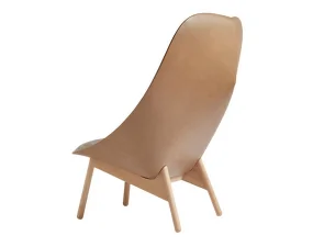 Křeslo Uchiwa Quilt, lacquered solid oak, Bolgheri LGG60/Sense Nougat