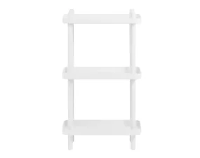Police Block Shelf, white/white