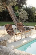 Křeslo Desert Lounge Chair, black/soil