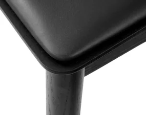 Židle Betty TK3, black / Black Aniline Leather