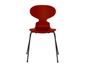 Židle Ant™ 3101 lacquered, venetian red / black