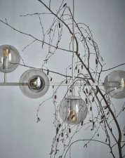 Závěsná lampa Orb, grey
