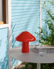 Přenosná lampa Pao Ø23, red