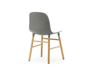 Židle Form, grey/oak