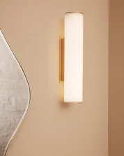Nástěnná lampa Vuelta 40, white/brass