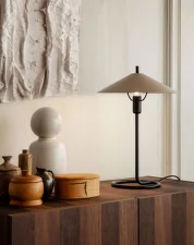 Stolní lampa Filo, black/cashmere