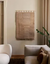 Tapisérie Harvest Wall Rug, natural