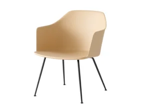 Křeslo Rely HW101 s područkami, black/beige sand
