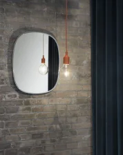 Závěsná LED lampa E27, orange