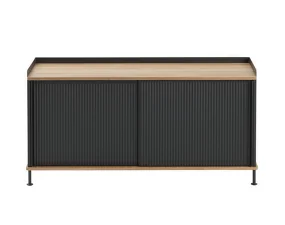 Komoda Enfold Sideboard 124x63, oak/anthracite black