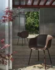 Zahradní židle Fiber Outdoor Armchair, brown red