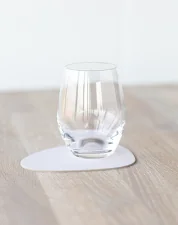 Podložka pod skleničku Curve Nupo, soft nude