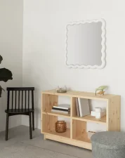 Zrcadlo Illu 80x80 cm, white