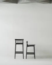 Barová stolička Pind 75 cm, black stained ash