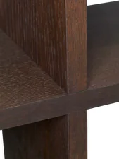 Knihovna Kona Bookcase 1x4, dark stained