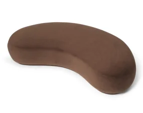 Otoman Rico Lounger Rich Velvet, brown