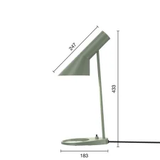 Stolní lampa AJ Mini, pale petroleum