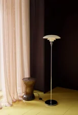 Stojací lampa PH 3½-2½, high lustre chrome plated