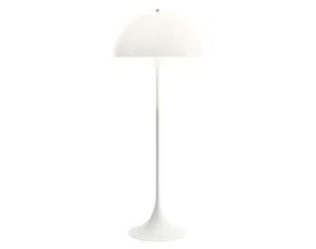 Stojací lampa Panthella, white opal acryl
