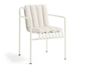 Prošívaný podsedák Palissade Dining Armchair Soft Quilted Cushion, cream white