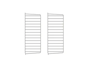 Nástěnný panel String Wall 75 x 30, 2 ks, dark grey