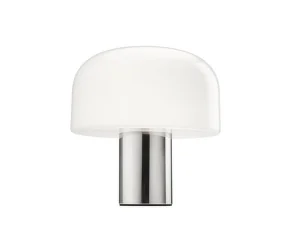 Stolní lampa Bellhop Glass T, bright aluminum
